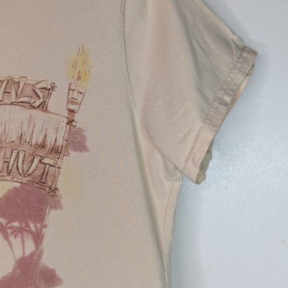 Disney Tiki Kingdom Disneystore T-Shirt Hula Hut Minnie Mouse Daisy L - Picture 10 of 15